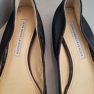 Vera Wang Lavender black flats